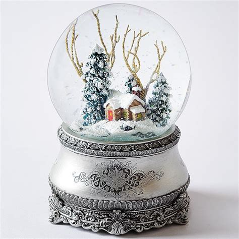 Musical Winter Scene Glitterdome Unique Snow Globes Christmas Snow