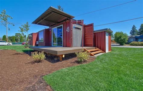 Conversion Of 2 Shipping Containers Into A Striking Home Living In A