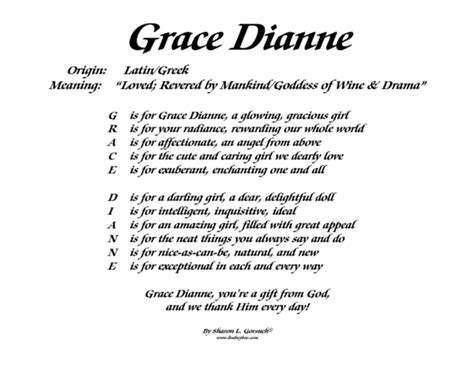 Meaning Of Grace Dianne Lindseyboo