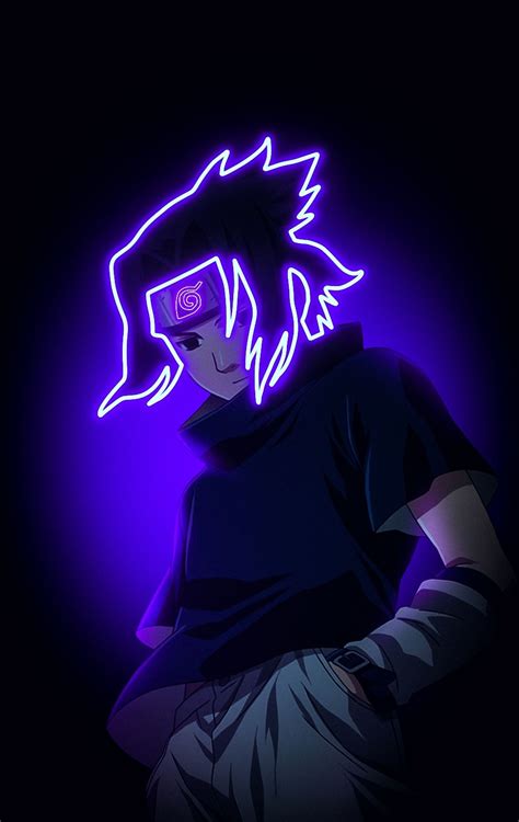 Anime Naruto Sasuke Uchiha Glow Wallpaper Hd Wallpaper Cave