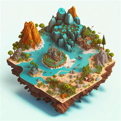 Premium Photo Rpg Map Isometric Rpg Item Object For Rpg Game