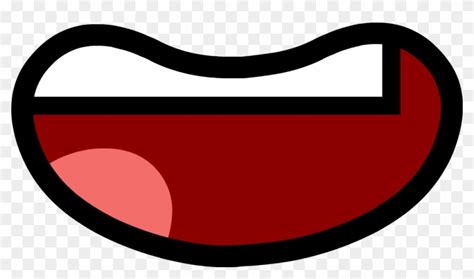 Bfdi Mouth Assets Clip Art Freeuse Library Drawing Smiles Mouth Mouth