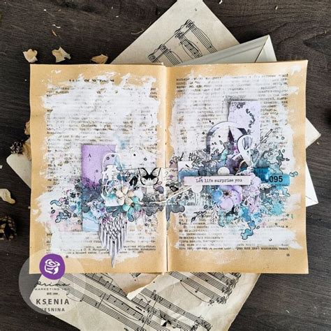 Aquarelle Dreams Altered Book By Ksenia Vesnina Project Idea