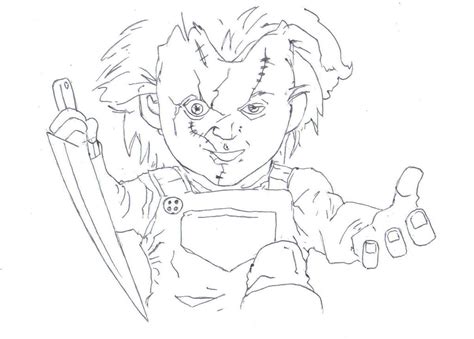 I bet you thought that things couldn't get much better with the first lesson i. Chucky Drawing at GetDrawings | Free download