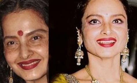 Actress Rekha Without Makeup