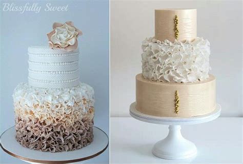 Ruffle Wedding Cakes Petal Ruffles Cake Geek Magazine