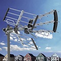 200 Mile Long Range Outdoor TV Antenna Satellite Dish Amplified HDTV ...
