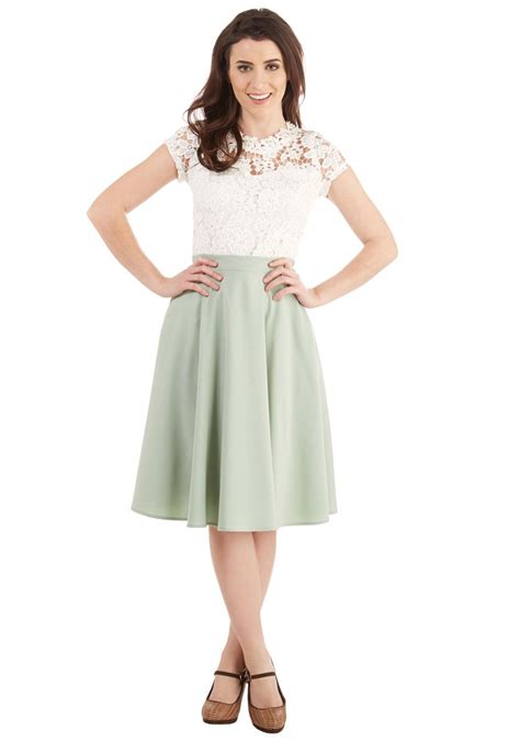 This is the best wedding guest or party dress with a feminine modern cut and flattering pattern for women in all shapes and sizes. Just this Sway Skirt in Sage | Bridesmaid skirts ...