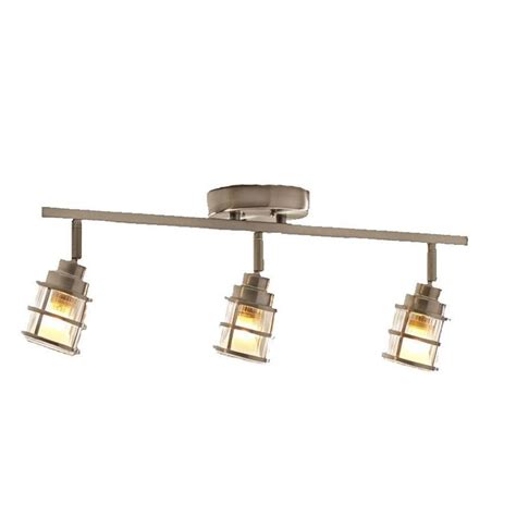 Pendant light shades for kitchen. Shop allen + roth Kenross 3-Light Brushed Nickel Dimmable ...