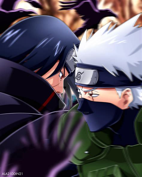 Artstation The Many Faces Of Patriotism Kakashi Vs Itachi