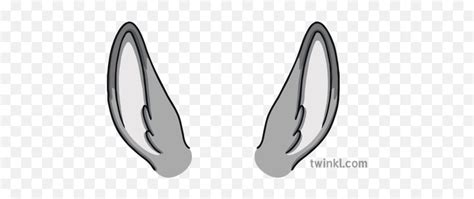 Donkey Ears Illustration Twinkl Orejas De Burro Pngears Png Free