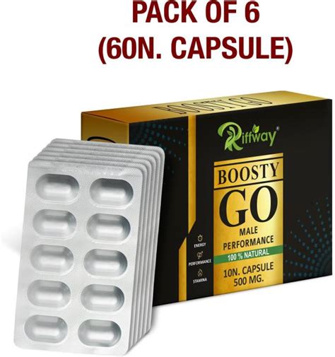 Riffway Boosty Go Sexual Solution Provides Full Sex Satisfaction Long Erection Capsules Each