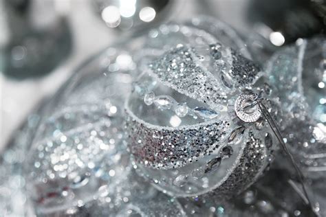 Silver Christmas Balls Free Stock Photo Public Domain Pictures