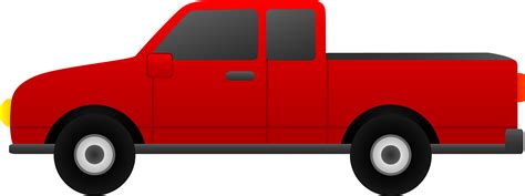 Clip Arts Related To Red Pickup Truck Clipart Png Download Full