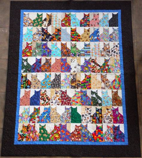 Enchanting Cat Quilt Patterns For Diy Fabric Crafts