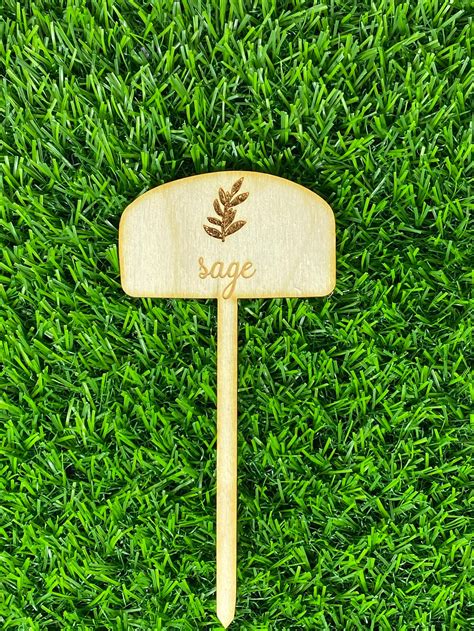 Wood Garden Markers Wooden Plant Stakes Custom Plant Markers Etsy Italia