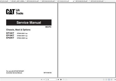 Caterpillar Lift Truck Ep18k Service Manuals Auto Repair Software