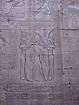 Relieve mural de la coronación de Ptolomeo IX. Edfú. Período ptolemaico ...