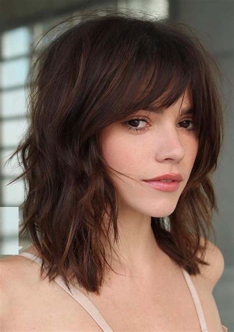 Ridiculous Medium Length Haircuts With Bangs In 2019