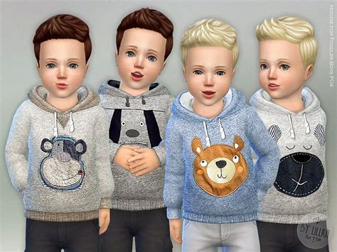 Hoodie For Toddler Boys P04 The Sims 4 Catalog Sims Baby Sims 4 Cc