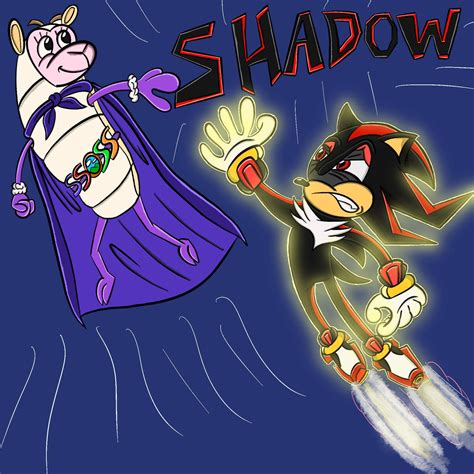 Super Sheep From Wordworld Vs Shadow The Hedgehog By Superspyro45 On