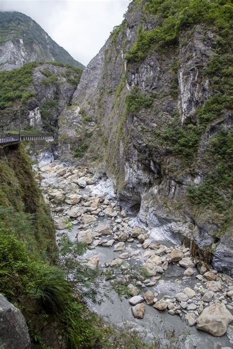 View Of Nature Landscape Mountain In Taroko National Park At Hualien