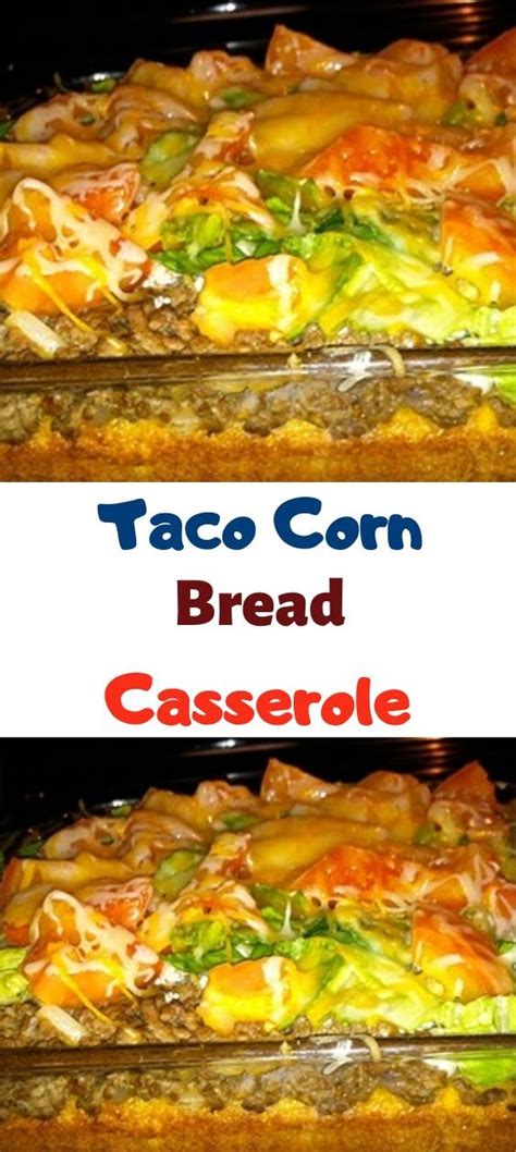 Store leftover cornbread in an airtight container for 3. Taco Corn Bread Casserole | Cornbread casserole, Leftover ...