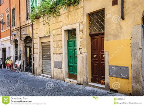 Old Streets Of Rome Italy Stock Photo Image Of Exterior