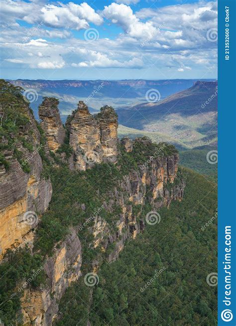 Three Sisters In Katoomba Blue Mountains Australia 1 Stock Photo