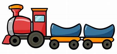 Train Cartoon Clip Clipart Animated Trains Railroad