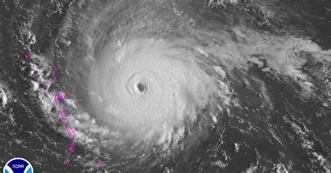 Hurricane Irma Strengthens To Category 5 Storm With 185 Mph Winds