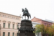 Estatua de federico guillermo ii de prusia, brandeburgo, berlín ...