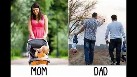 Mom Vs Dad Funny Memes Dad Humor Funny Baby Memes Parenting