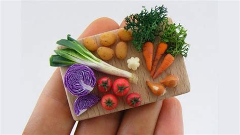 Miniature Food Sculptures Shay Aaron