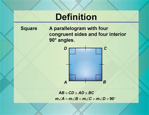Definition Quadrilateral Concepts Square Media4math