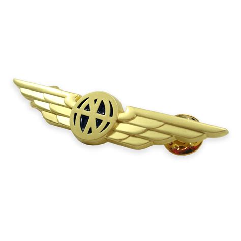 Universal Pilot Wings Lapel Pin Gold