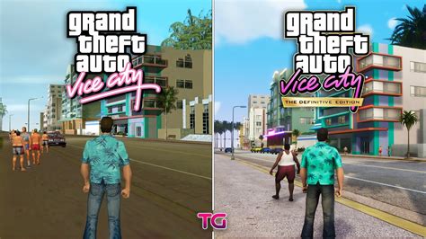 Gta Vice City Original Vs Definitive Edition Attention To Detail