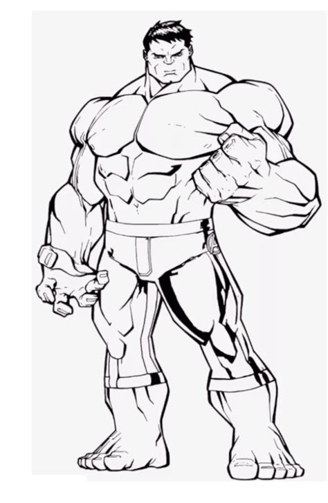 Download and print these the hulk coloring pages for free. Strong Hulk Coloring Page - Free Printable Coloring Pages for Kids
