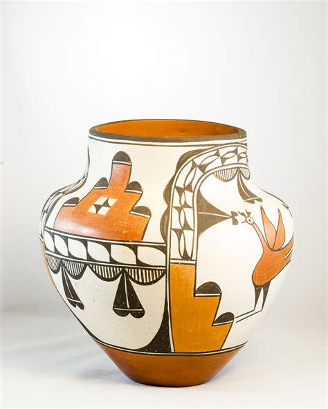 Even though this project is only 6 inches tall it still has its challenges. Southwestern Native American Vase | Witherell's Auction House