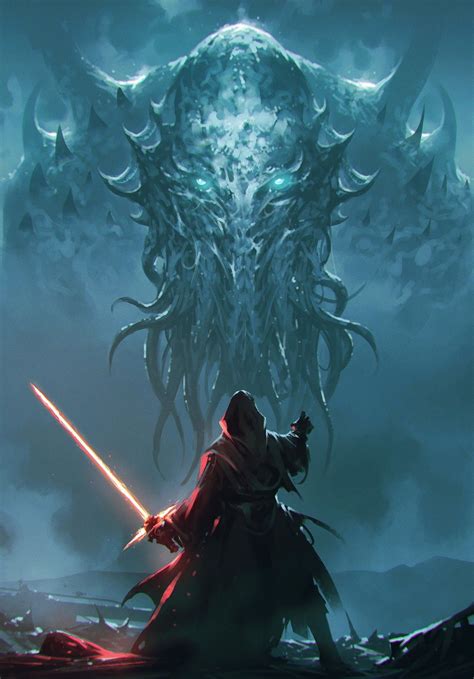 Cthulhu And Kylo Ren By ömer Tunç Star Wars Sith Star Wars Rpg Hp