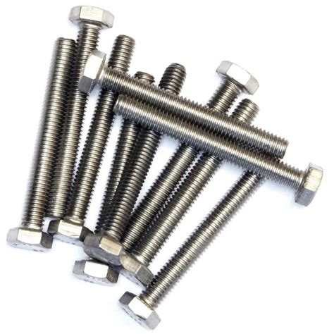 M6 X 50mm Hex Head Bolt Pack Of 10
