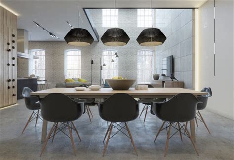 Modern Chic Dining Room Table Interior Design Ideas