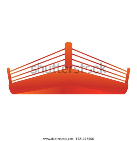 Boxing Ring Icon Cartoon Boxing Ring Stock Vector Royalty Free
