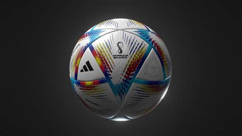 Adidas Al Rihla Official Fifa Qatar 2022 Ball Buy Royalty Free 3d