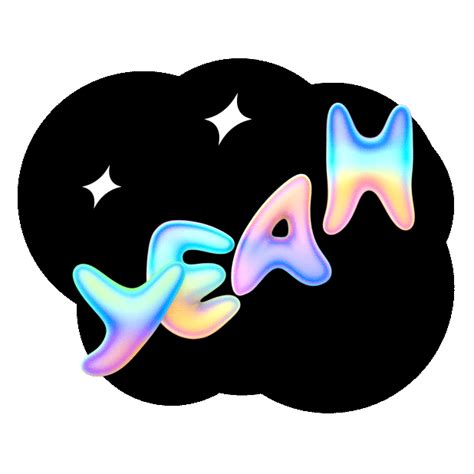 Text Yes Sticker By V5mt For Ios And Android Giphy