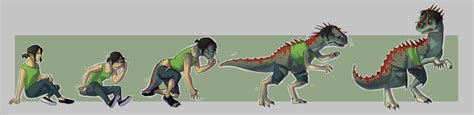 Com Dinosaur Transformation For Nolhyaa By Fauvfox On Deviantart