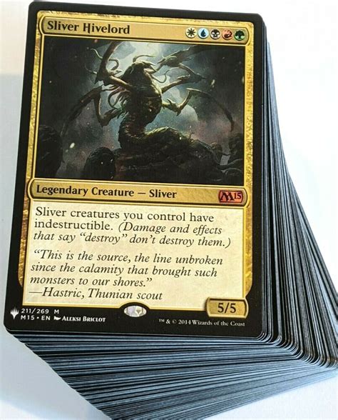 The gathering decks with prices from the latest tournament results. ***Custom Commander Deck*** Sliver Hivelord EDH Mtg Magic ...