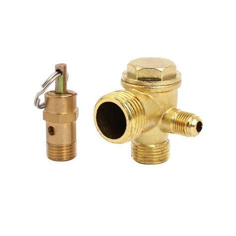 Generic Metal Male Threaded Brass Air Compressor Non Return Check Valve