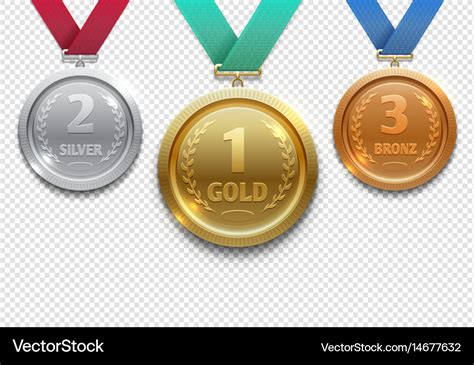 Gold Silver Bronze Olympic Medals