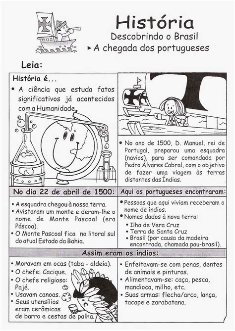 Atividade História 3 Ano